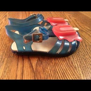 Mini Melissa popsicle sandals - US size 9